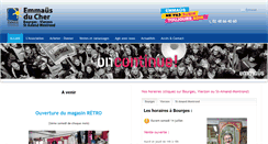 Desktop Screenshot of emmaus-du-cher.com